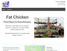 Tablet Screenshot of fatchickenfeedstore.com